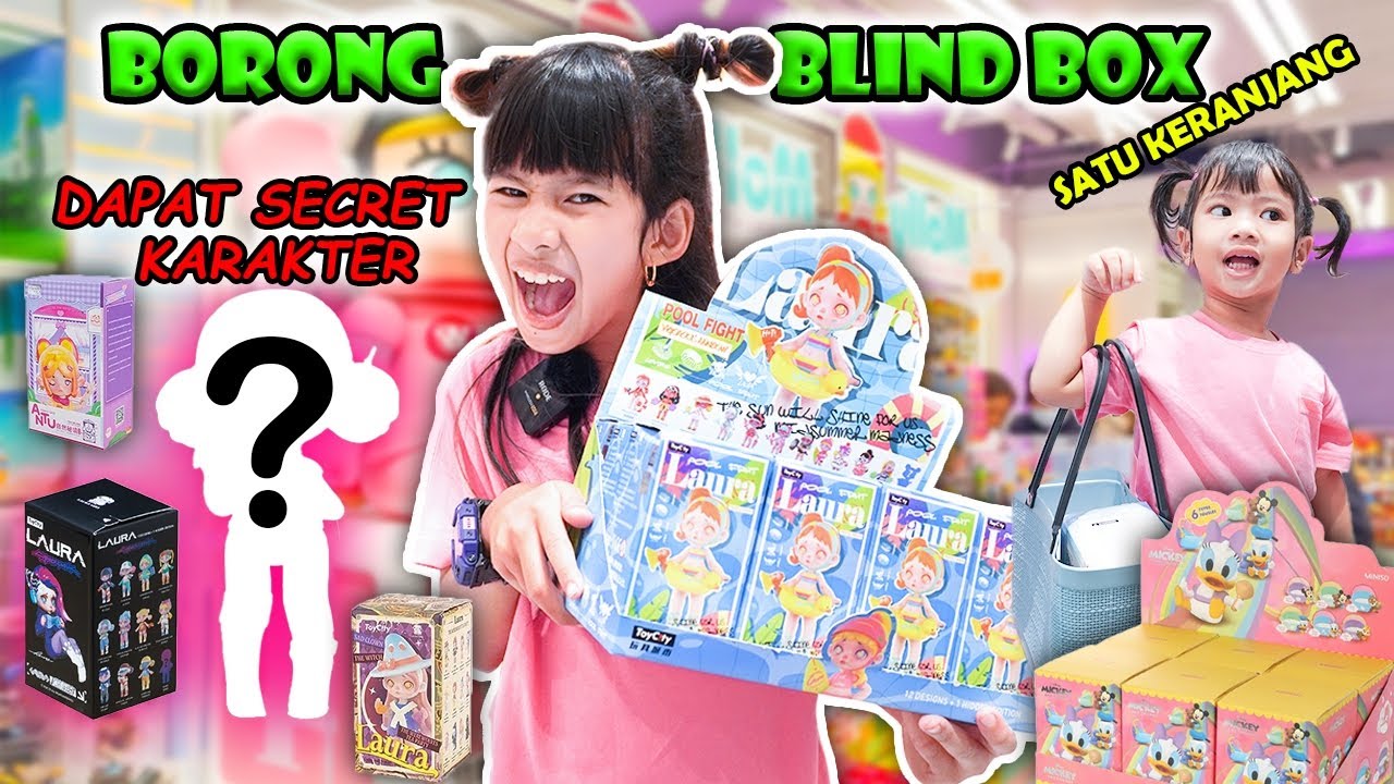 DISTA BORONG BLINDBOX DI KKV😍 ADEK DARLEEN JUGA IKUT BELI BANYAK #viralvideos