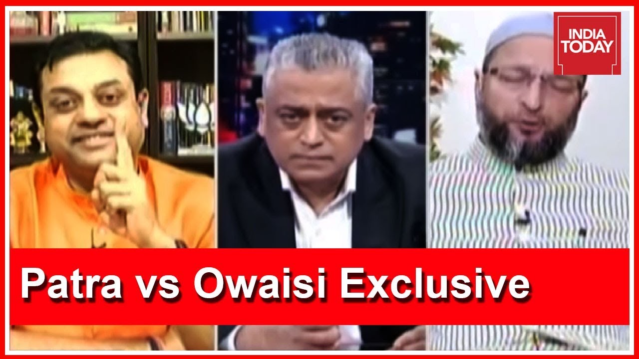 Sambit Patra Vs Owaisi Exclusive Debate On #AyodhyaVerdict  | News Today With Rajdeep