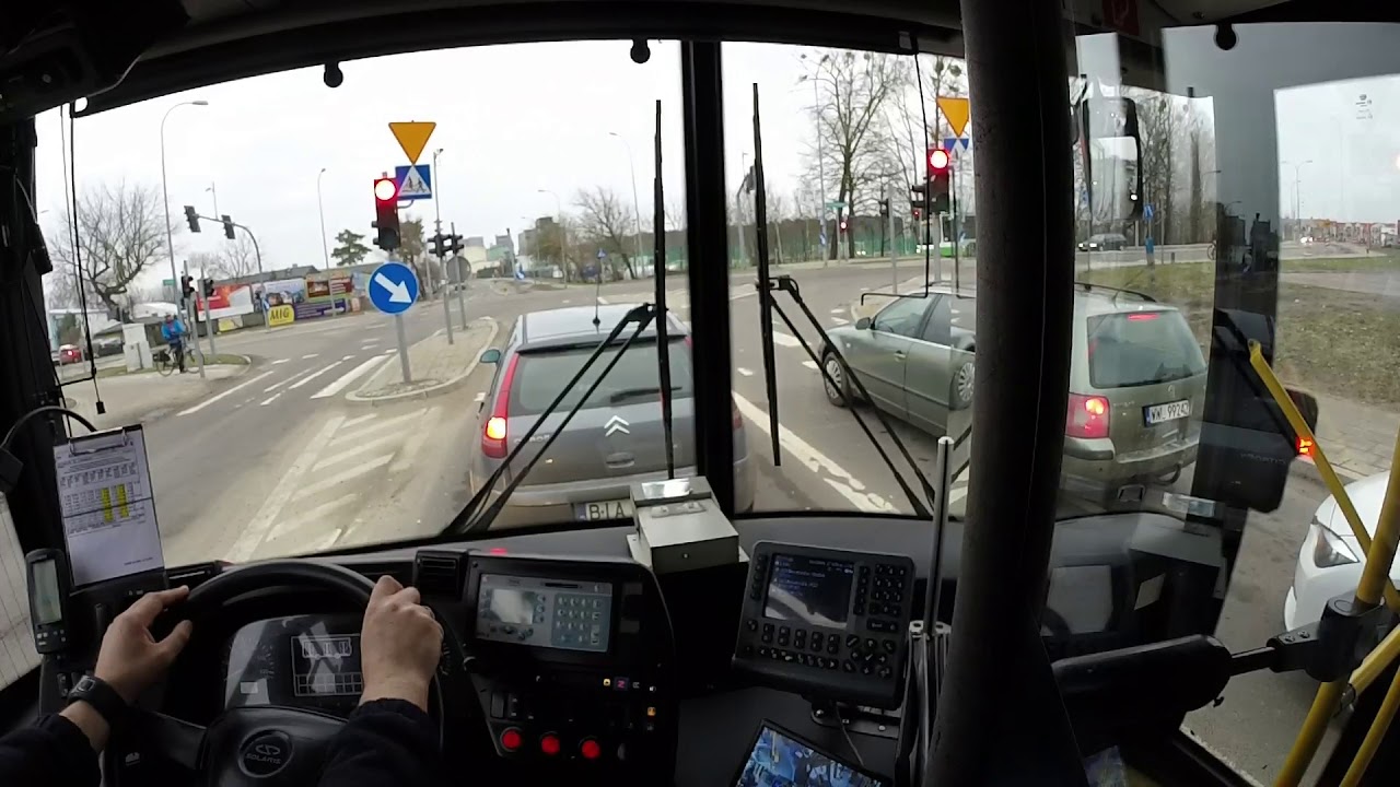 (50) PRZEJAZD LINIĄ 4  17.02.2019 r. KLEPACKA  PĘTLA  / MYŚLIWSKA / KURONIA.