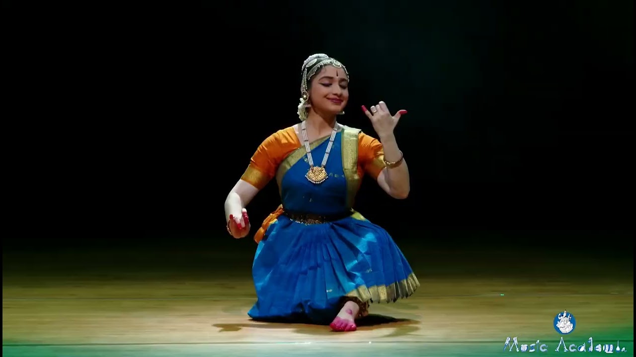 An excerpt from a performance of Meera Sreenarayanan at The Music Academy 2022 Annual Dance Concert