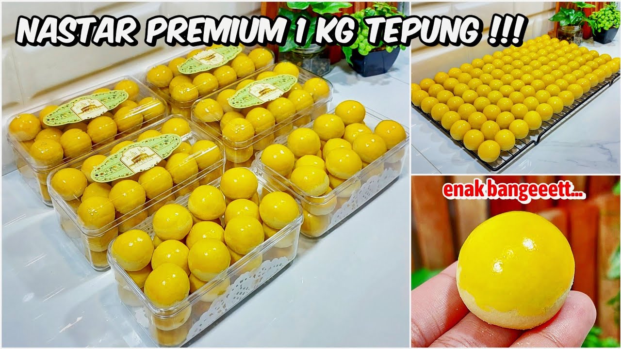 RESEP NASTAR 1 KG TEPUNG LEBIH PULEN,LUMER,ENAK BANGET‼️TERBARU LEBIH ENAK