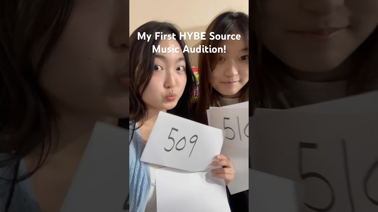 Мое первое музыкальное прослушивание HYBE Source! #hybe #sourcemusic #kpopaudition