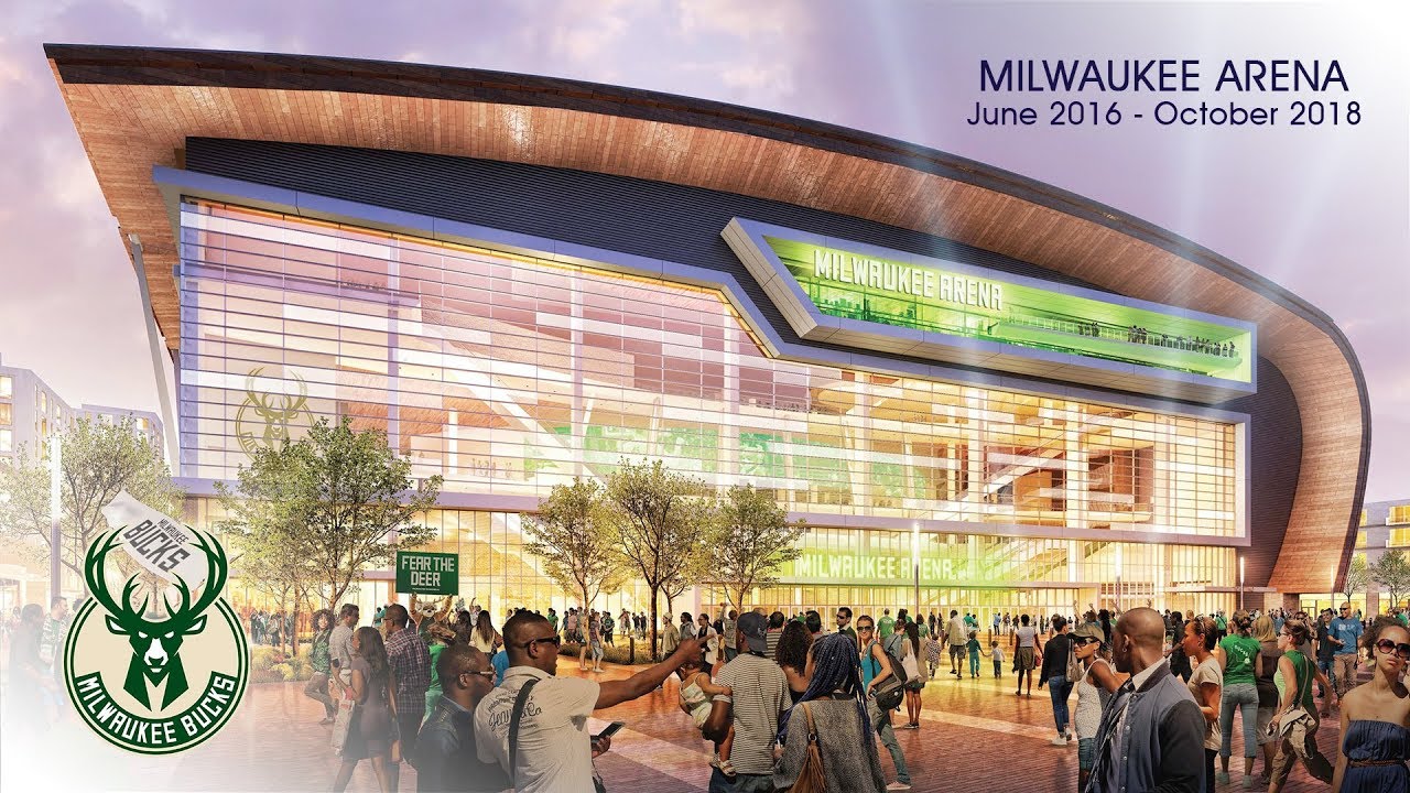 Milwaukee Bucks Fiserv Forum Construction Time-Lapse