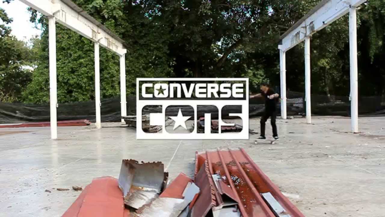 Lert Saeri in the Converse CONS Sea Star Black/Mesange