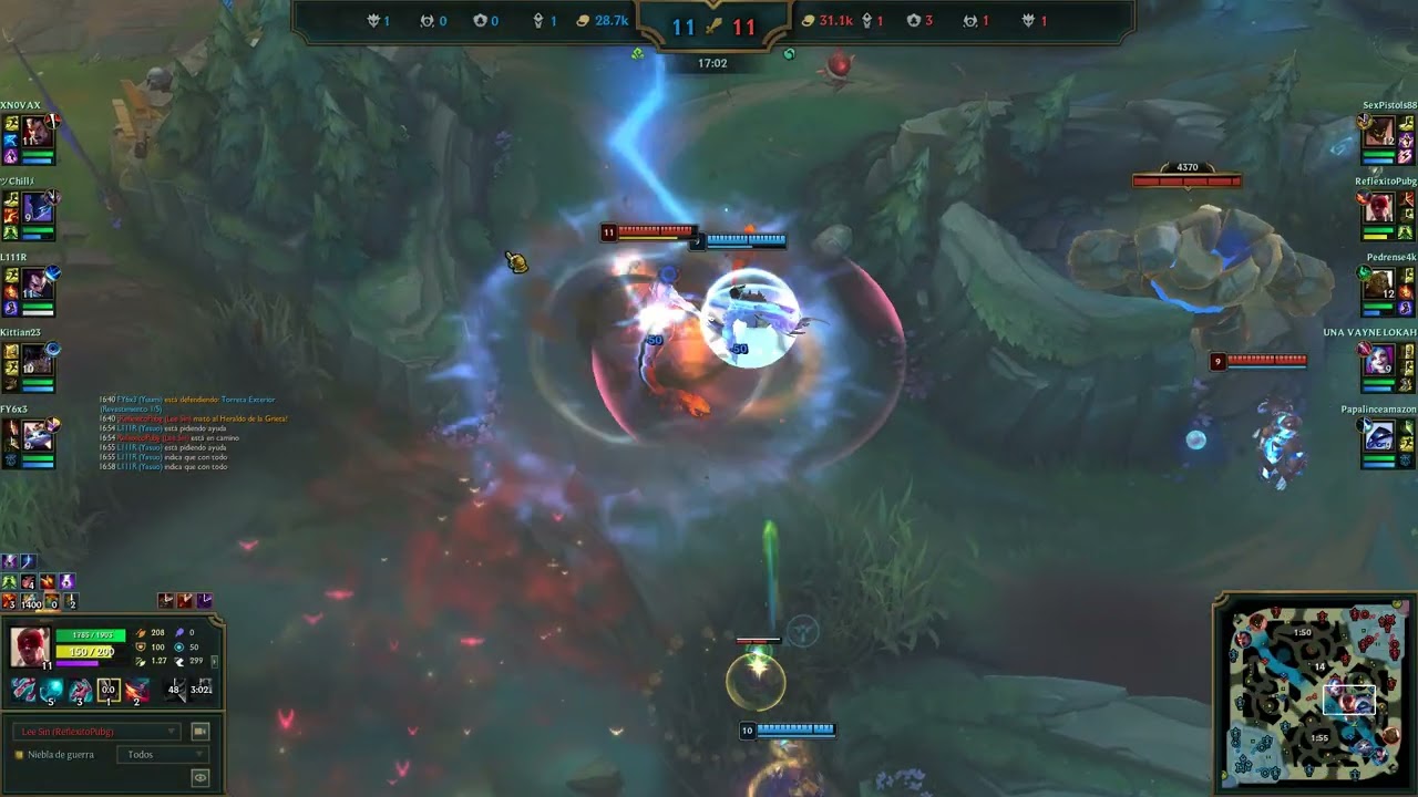 Lee Sin KDA dominando la JG