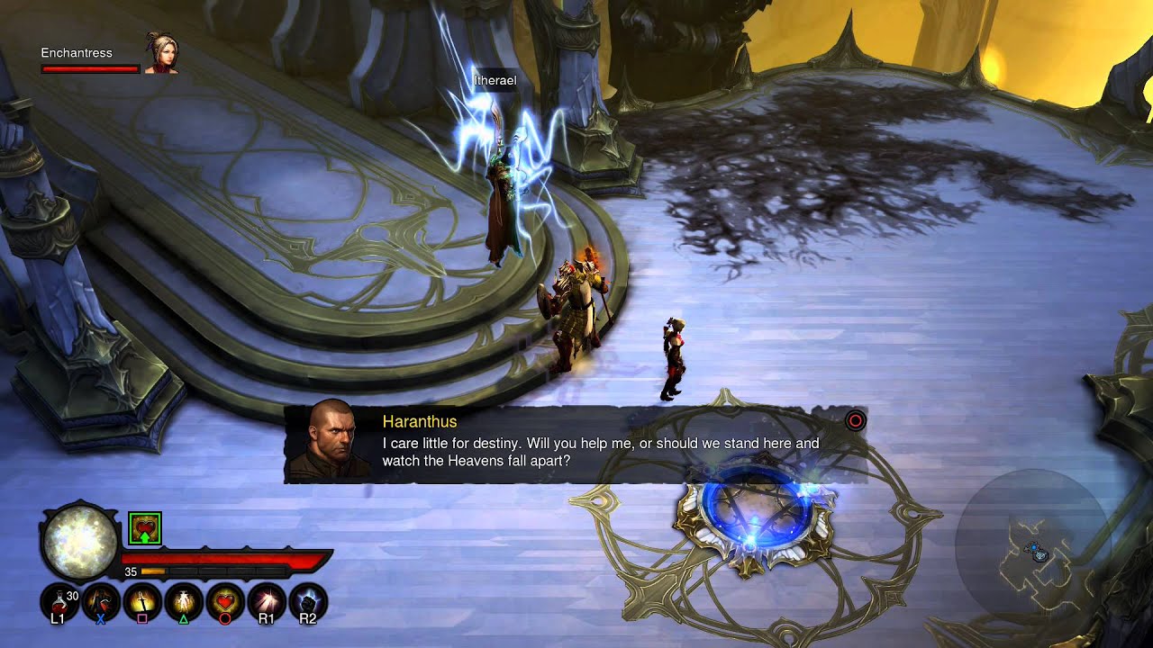 Diablo III Ultimate Evil Edition - Fall of the High Heavens: Itherael Archangel of Fate Chat PS4