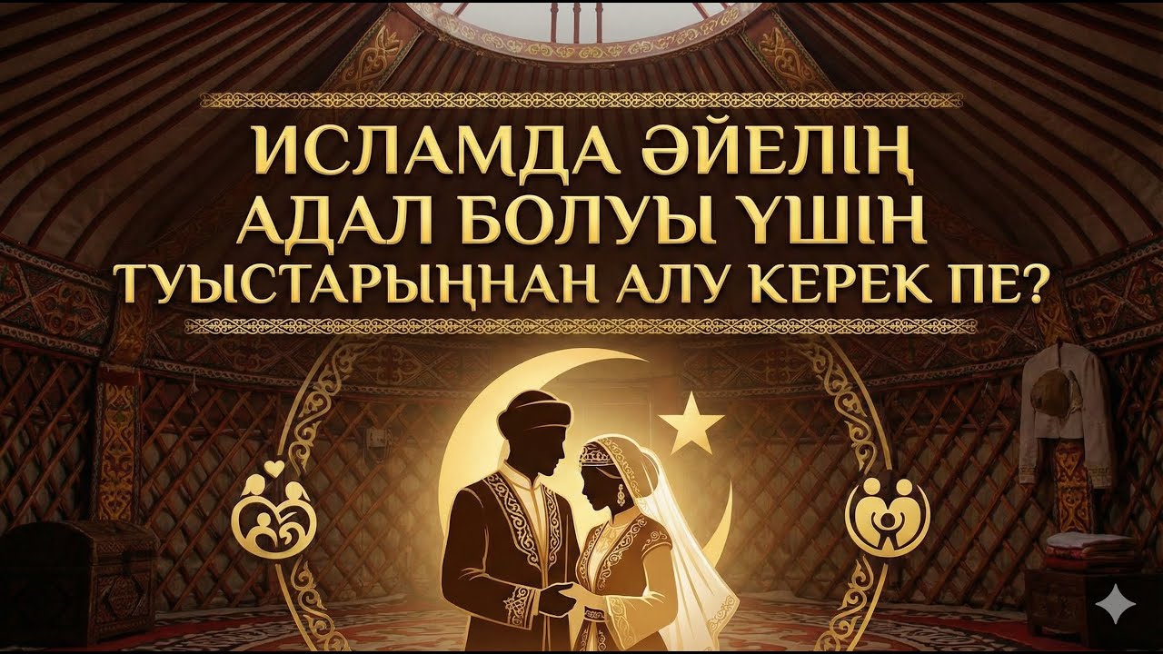 Исламда әйелің адал болуы үшін туыстарыңнан алу керек пе?