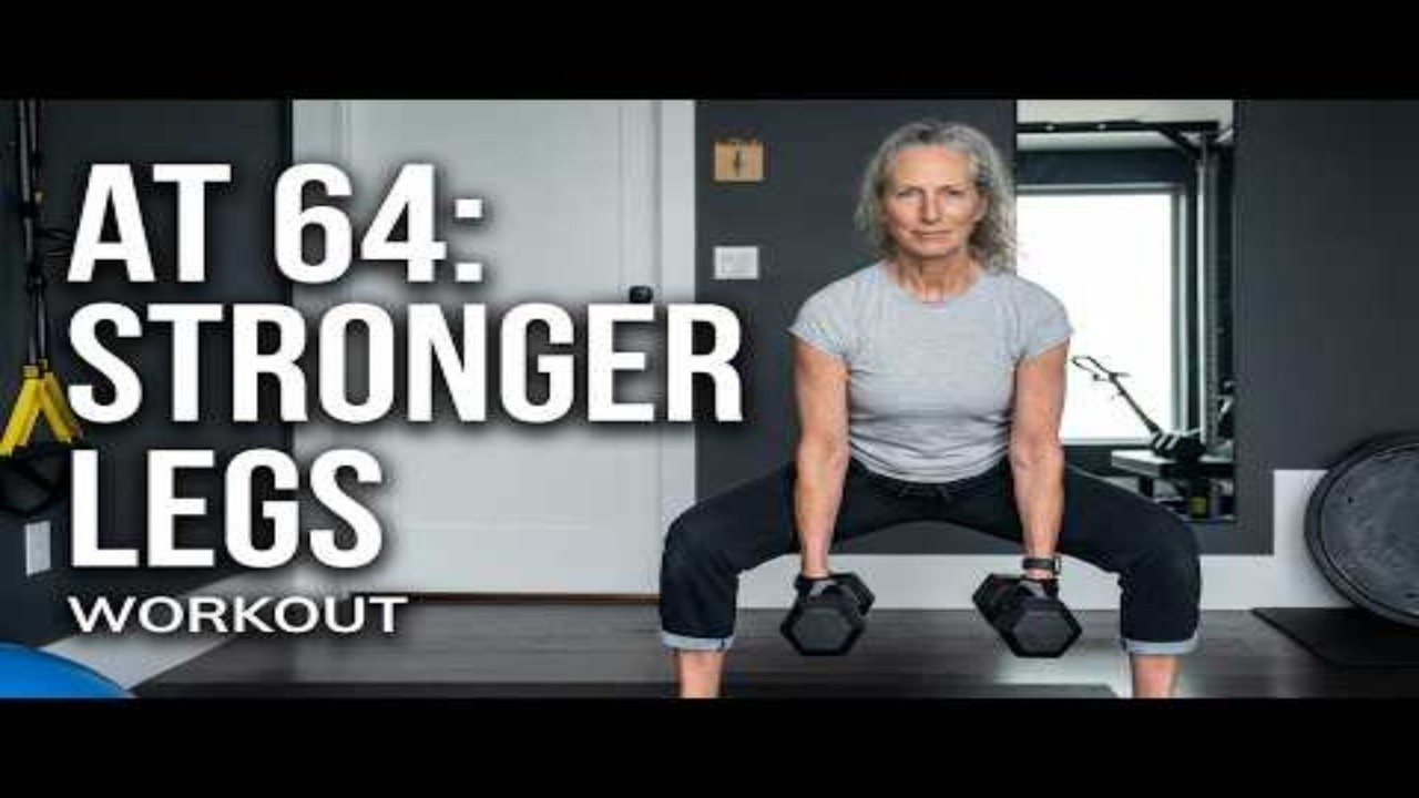 I'm 64 and still getting STRONGER legs! Here's my workout