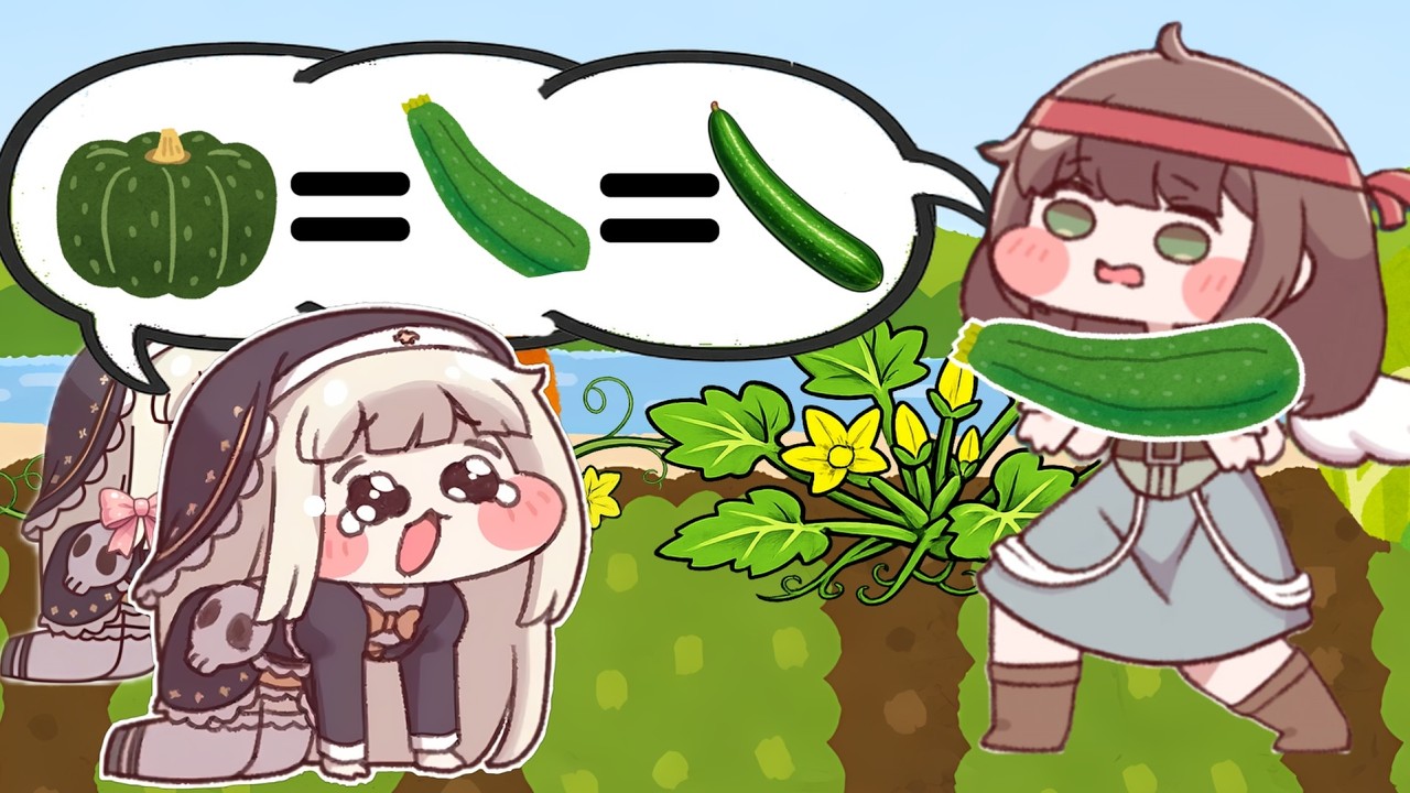 ｽﾋﾟｷとズッキーニとキュウイ【キュウリ大好き妖精】