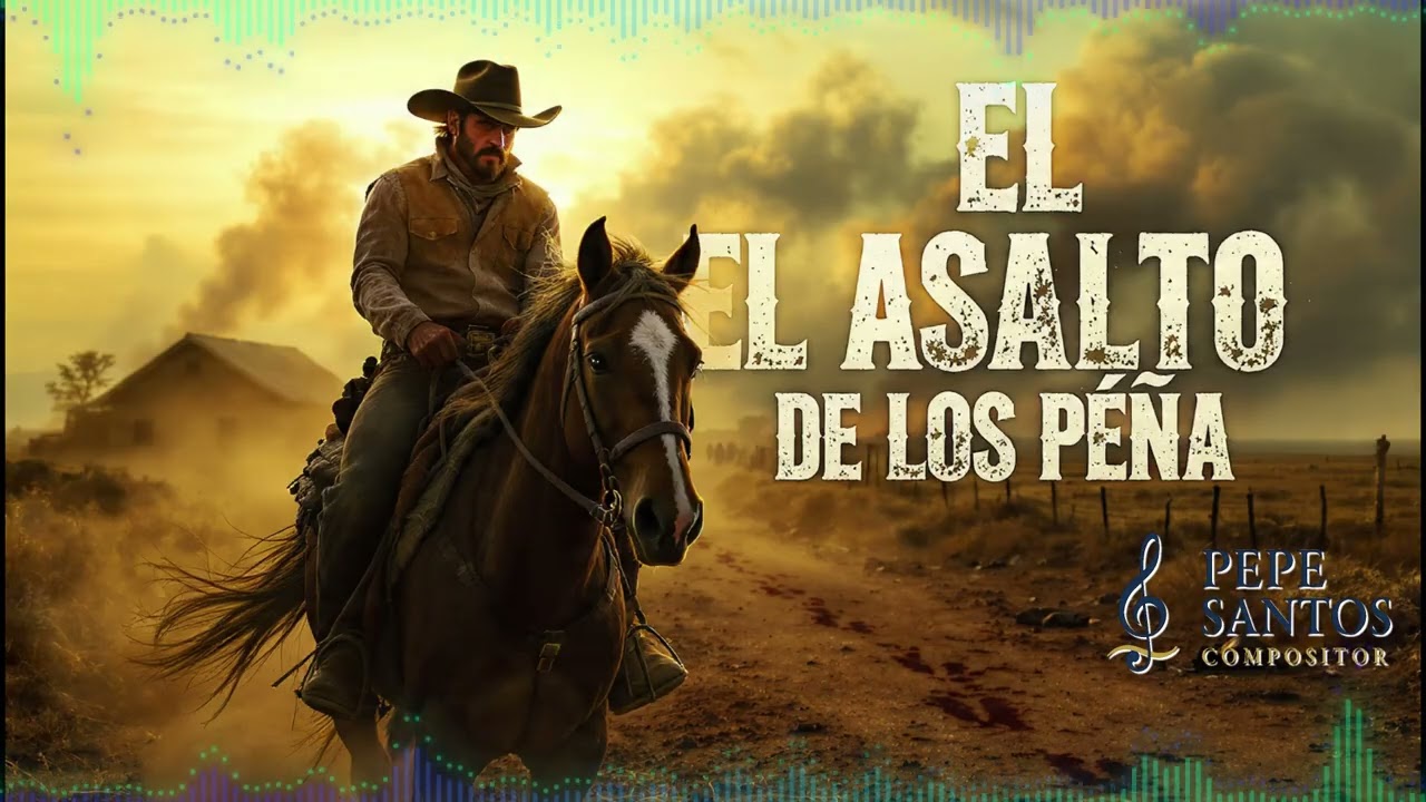 El asalto de los Peña (Video Lyric) estilo Los Cadetes de Linares