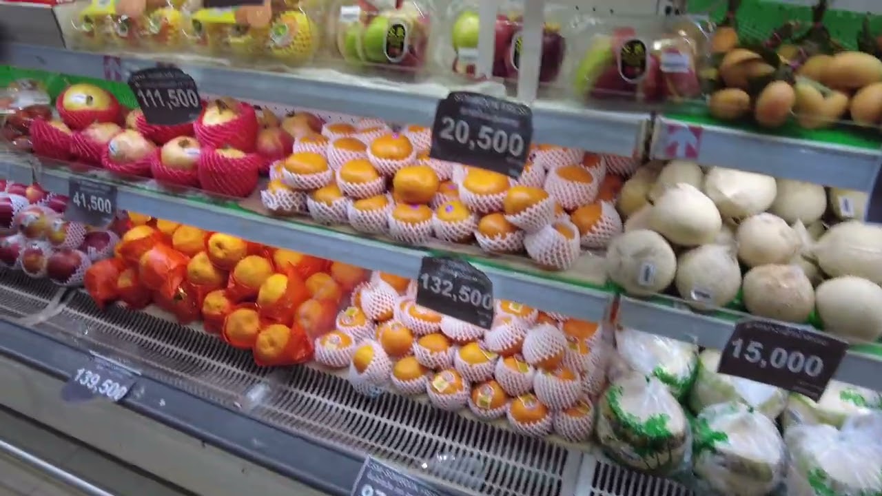  what supermarket had to offer in Laos?