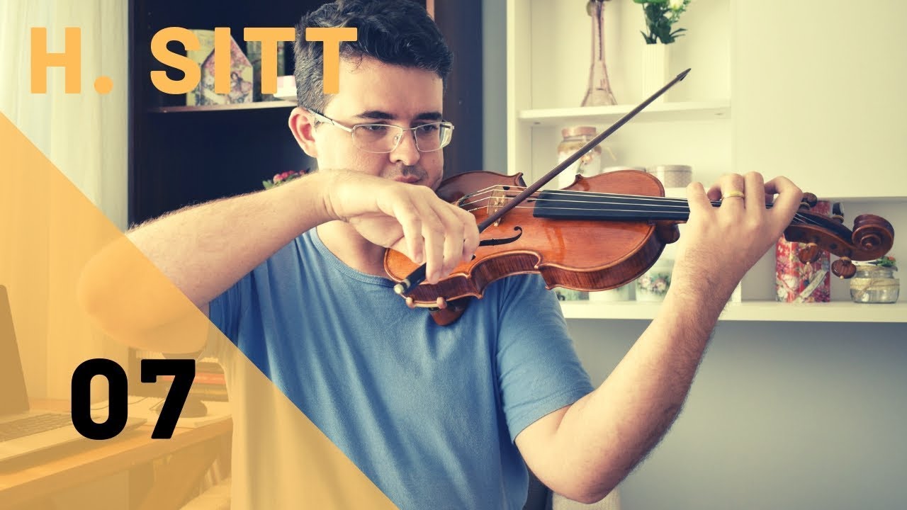 VIOLINO: Hans Sitt Op. 32 - Estudo 7