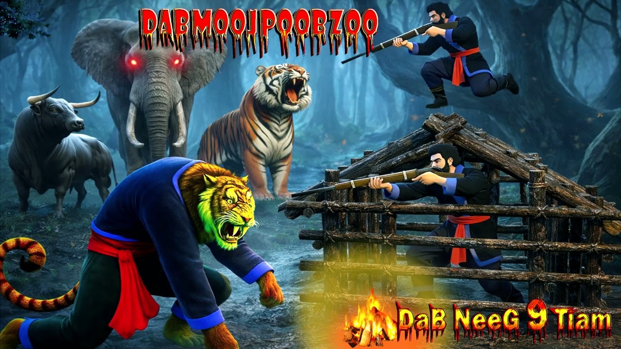 dab neeg yawg siv yuam 2 kwv tij raws ntxhw poob zoo dab tsov hu txaus ntshai