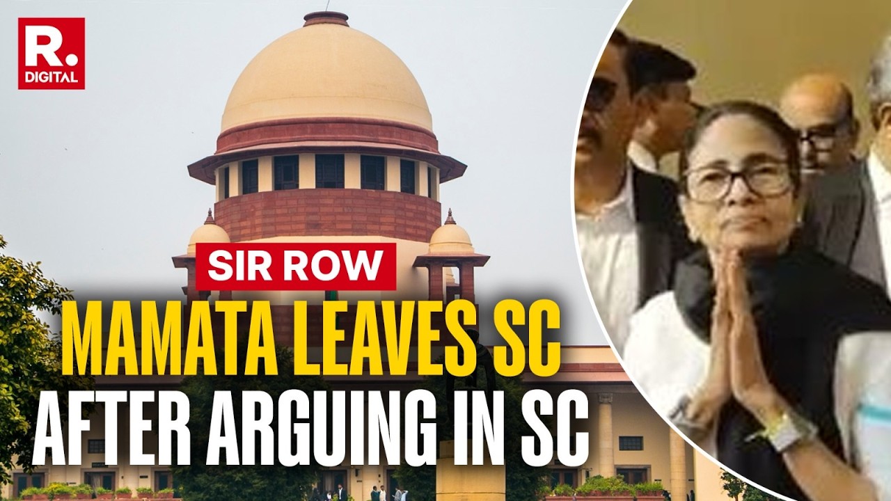 S.I.R Row: Mamata Banerjee Leaves From Supreme Court After Arguing