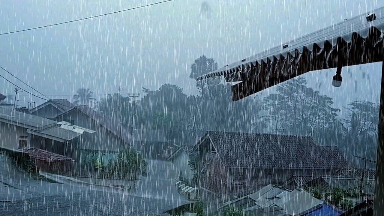 Heavy Rain Sounds for Deep Sleep | Relaxing Rain Ambience to Fall Asleep Fast