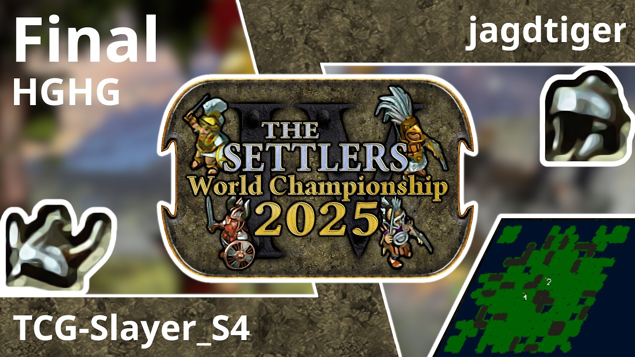 [DE] TCG-Slayer_S4 vs jagdtiger | Finale | Spiel 1 | Die Siedler IV Weltmeisterschaft 2025