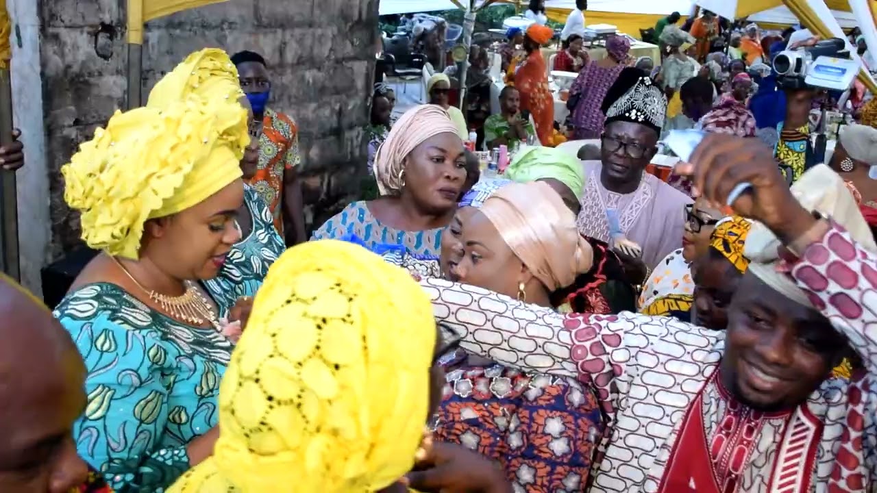 Benin porto novo  baptême de la fille de Salim Agueh ￼