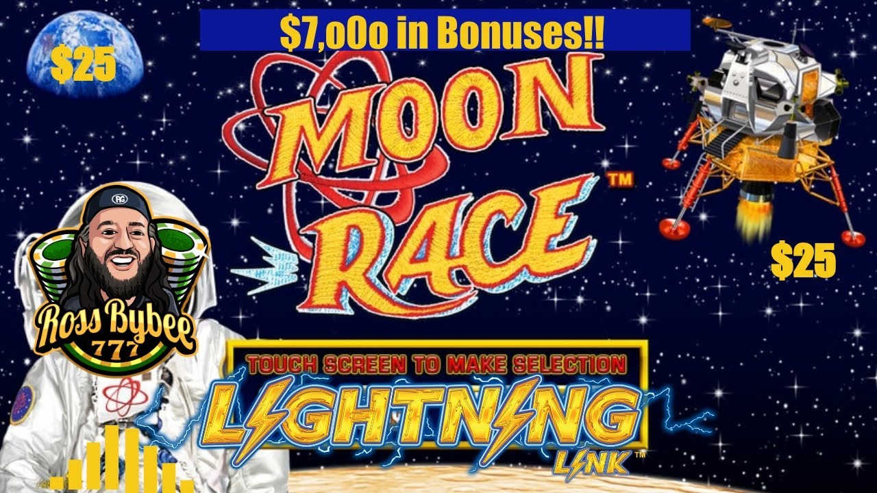 ⭐️ OVER $7,000⭐️ HANDPAYS JACKPOTS BONUS Moon Race Lightning Link