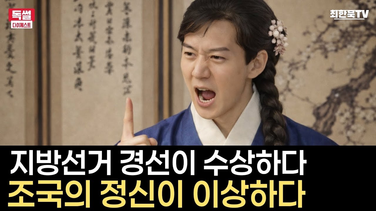 조국의 정신이 이상하다