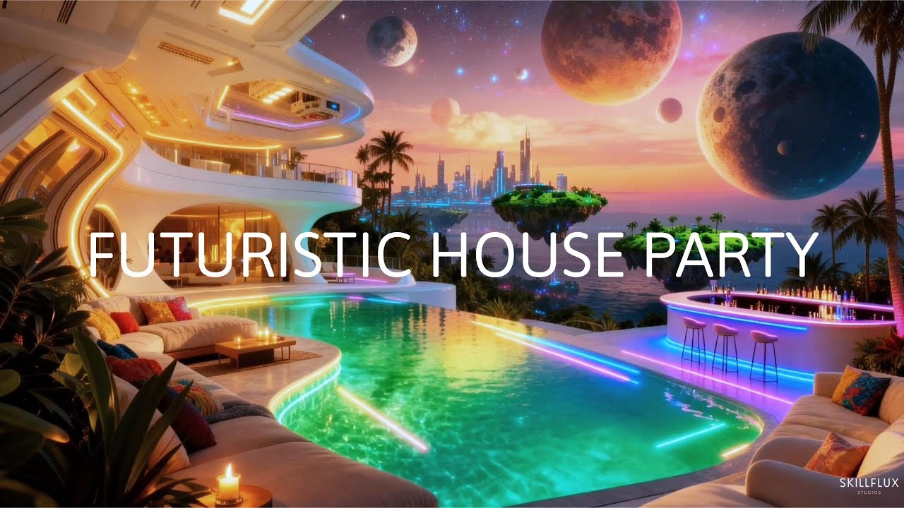 Avatar-Inspired House Music, Jazzy Funk Grooves Galactic Sci-Fi World, Luxury Interstellar Lounge