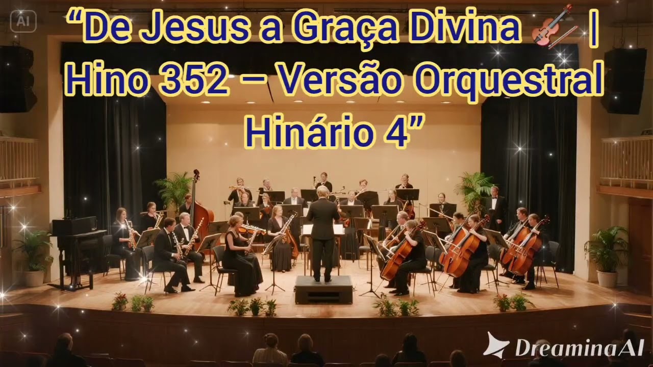 &ldquo;De Jesus a Gra&ccedil;a Divina 🎻 | Hino 352 &ndash; Vers&atilde;o Orquestral Hin&aacute;rio 4&rdquo;