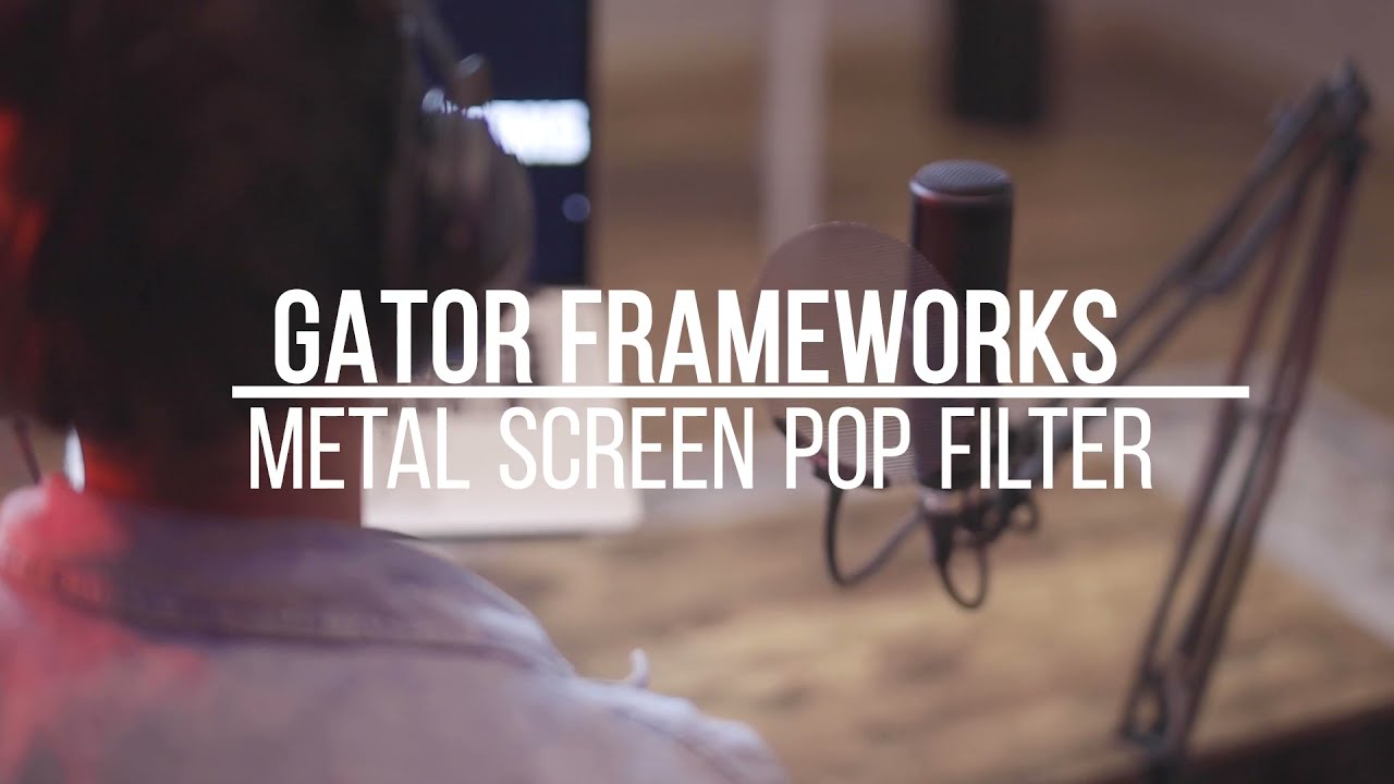 Gator Frameworks Metal Screen Pop Filter