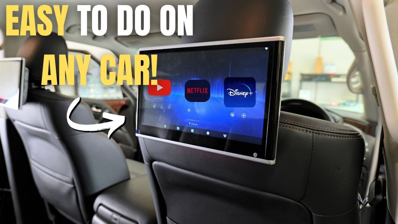 The EASIEST Way to Install Rear Entertainment Screens (Y62 Patrol Edition)