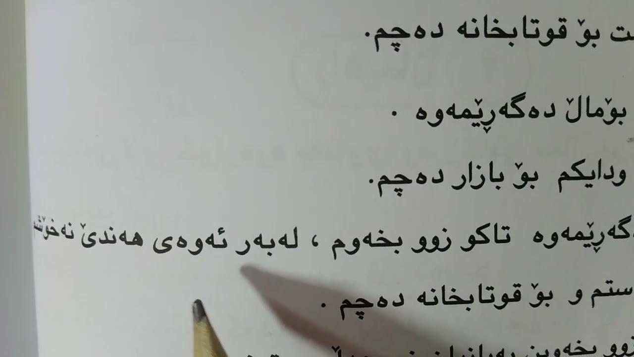 موضوع الأوقات .. اللغة الكردية للصف الرابع الأعدادي