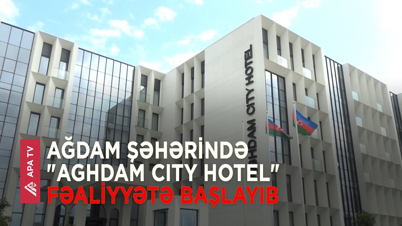 Ağdam şəhərində tikinti bərpa işləri sürətlə davam edir – APA TV