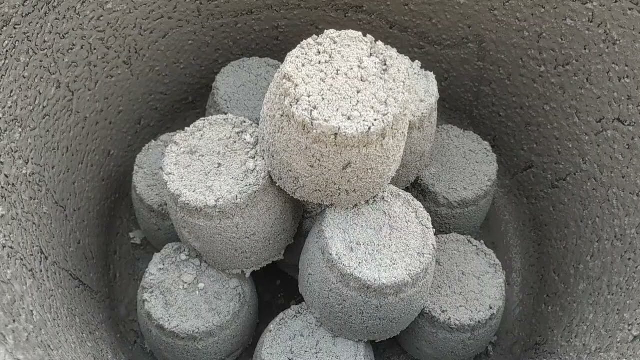 ASMR|| sand cement dry and water crumbing #satisfying