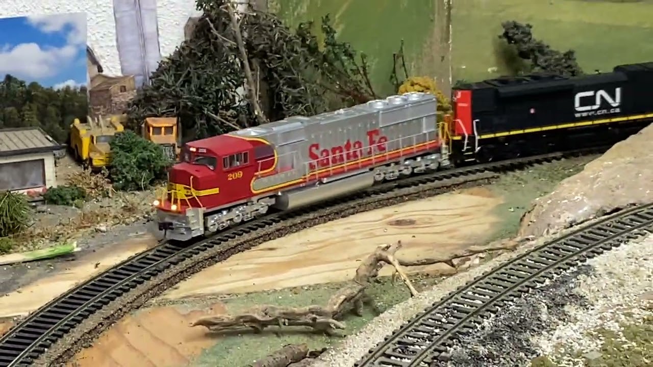 Three trains on the outside loop ￼￼