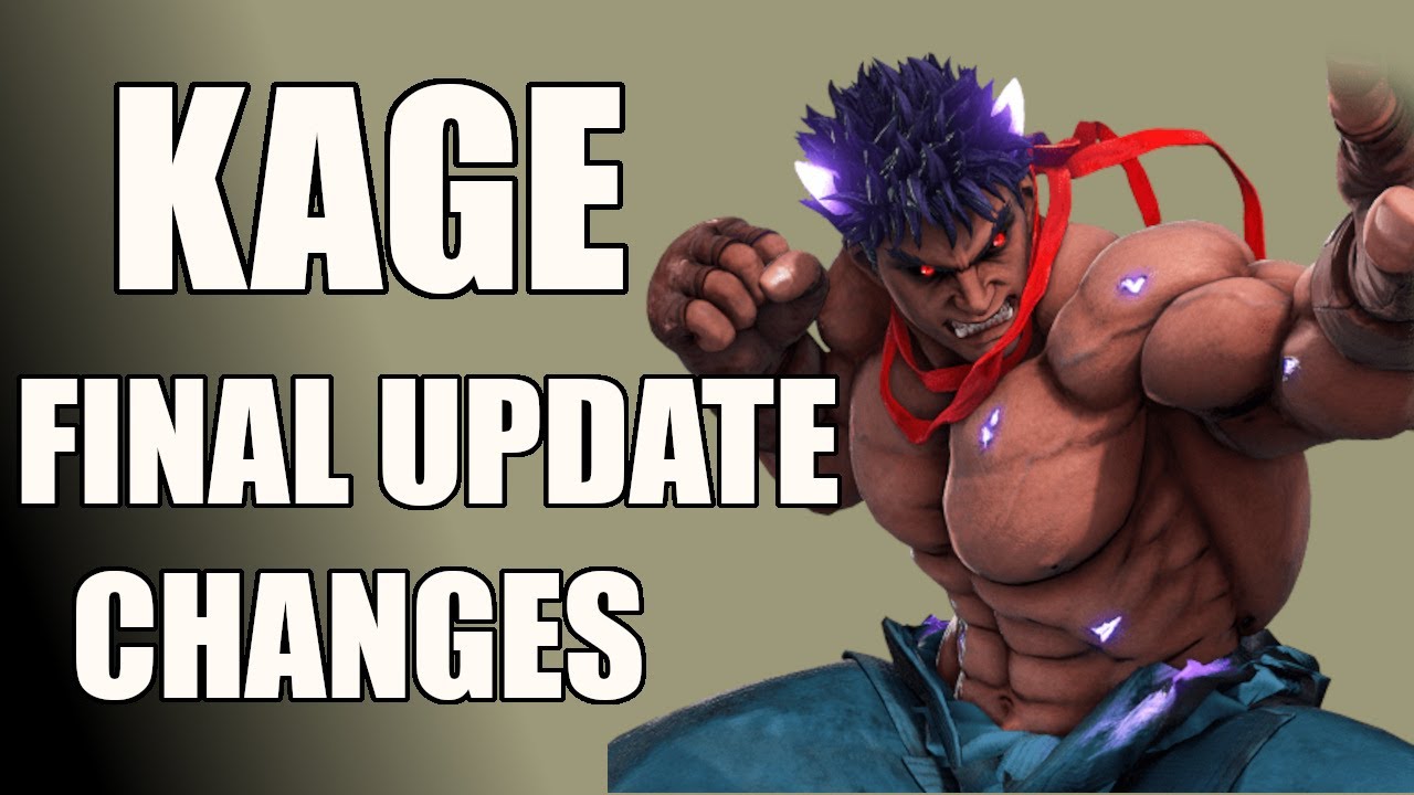 SFV FINAL update Kage balance changes (Finally good ?)