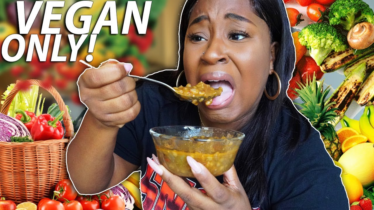 I ONLY ATE VEGAN FOODS FOR 24 HOURS!!!