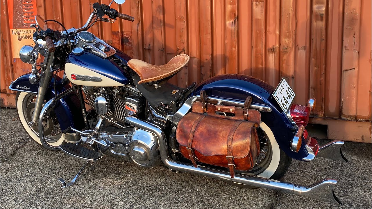 三拍子 ハーレーエボ DIY カスタム プチモディファイ Harley evo softail 1996 DIY modify... potato...potato...potato!