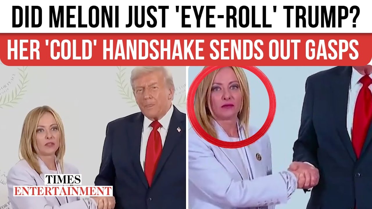 Meloni's Trump 'DISDAIN' On FULL DISPLAY In Egypt? EYE-ROLL, Handshake REACTION Set Internet Ablaze