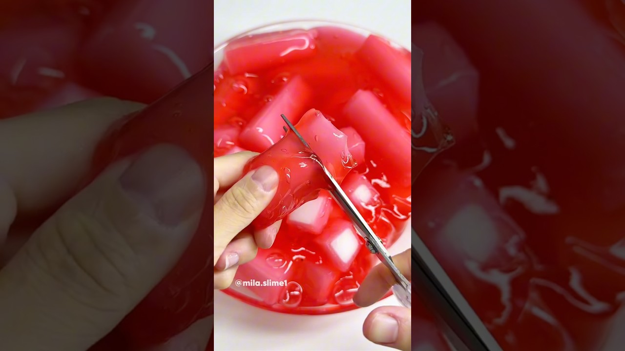 Fiz a slime mais satisfat&oacute;ria do mundo #slime