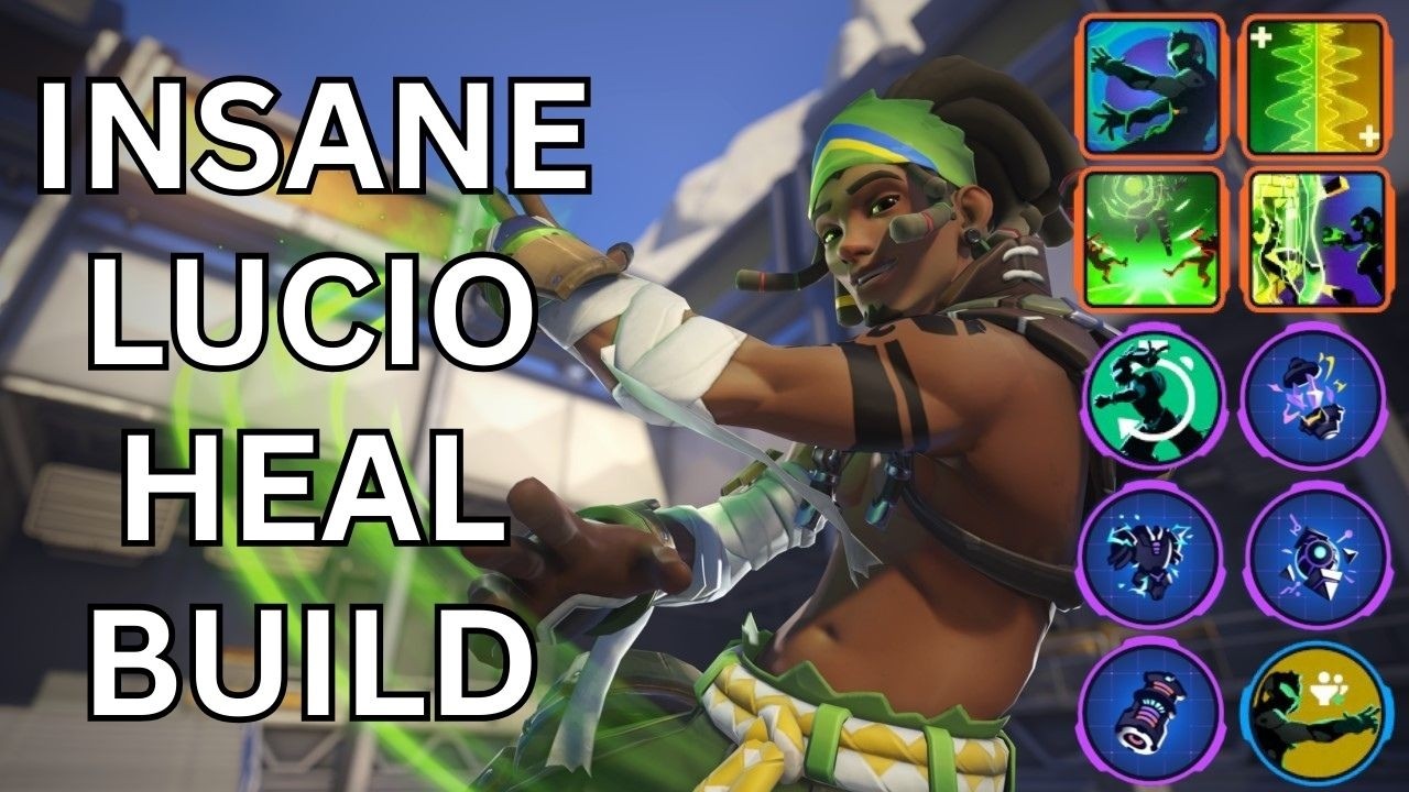 Get Infinite Heals With Lucios Best Heal Build(105% AP) Overwatch Stadium