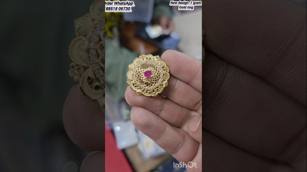 gold design ring l 1 gram jewelry  l new collection ✨️ 😍 