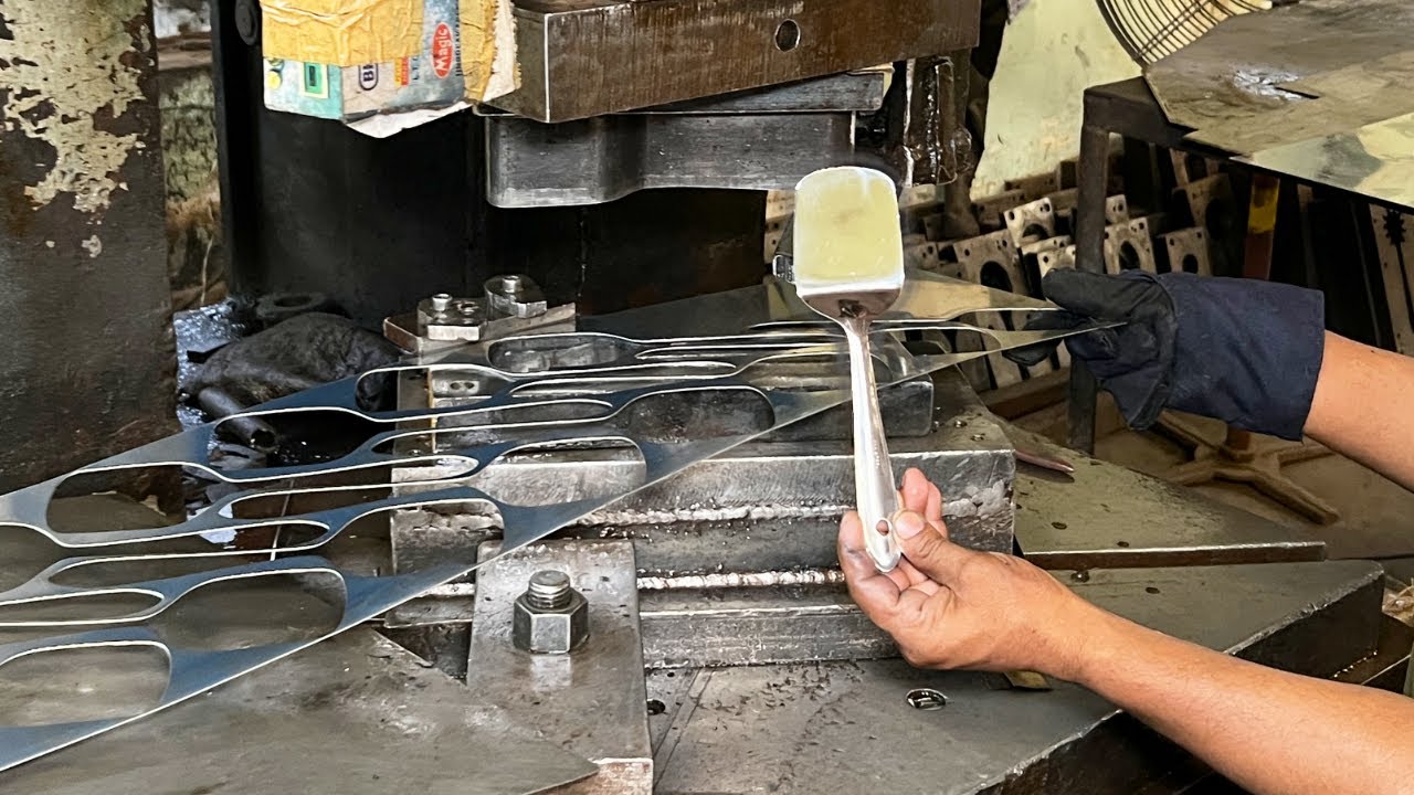Amazing Process of Making Kitchenware with Stemless Steel. Indian Cookware Factory.