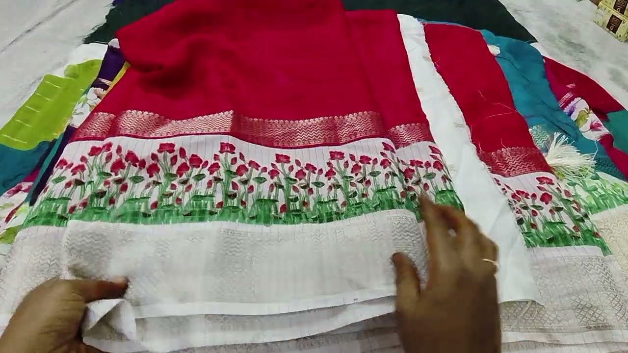 💐🌹jan 25 to 31st biggest offer sale  2 cut saree only 299rs 👌👌never miss it 👉 7075460800