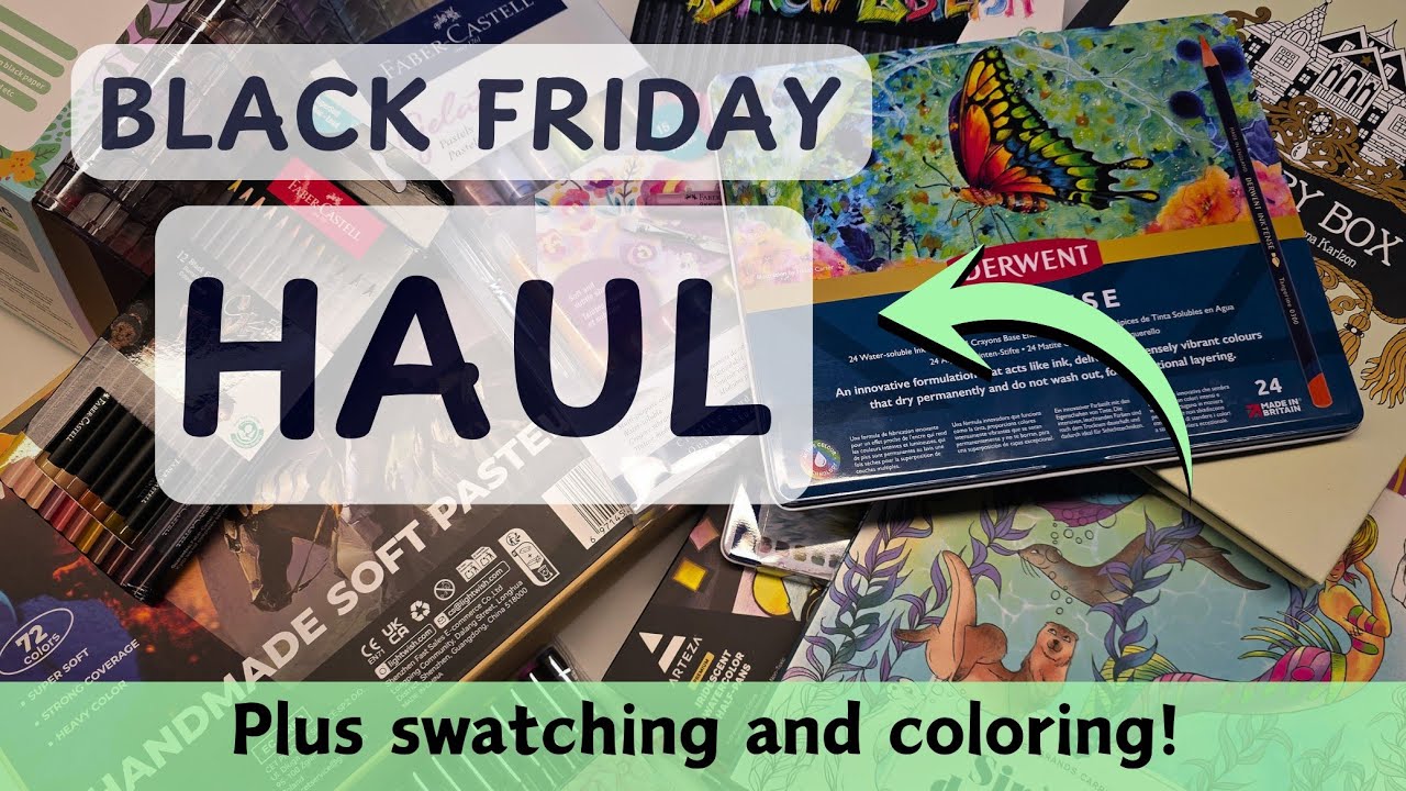 I bought too many art supplies and books this Black Friday