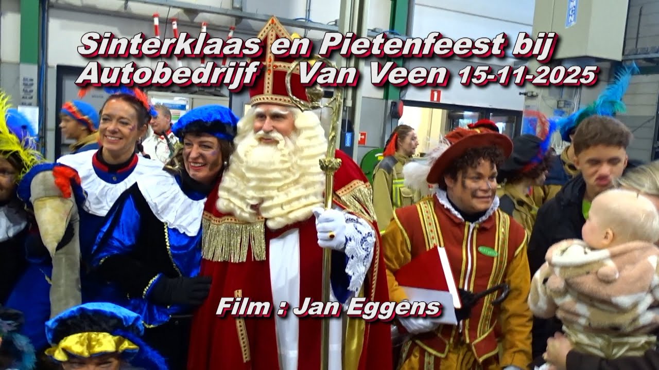 Sinterklaas en Pietenfeest bij Autobedrijf Van Veen Assen 15 11 2025