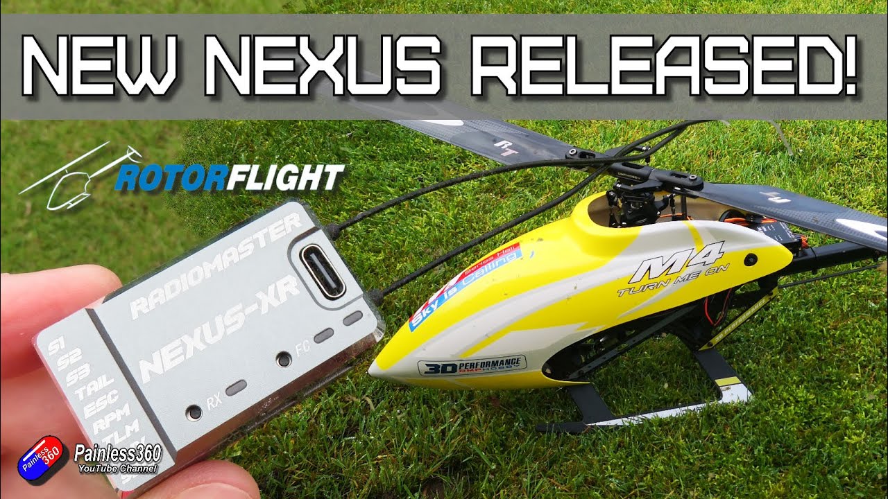 RC News: JUST RELEASED! RadioMaster NEXUS -X and NEXUS-XR Rotorflight 2.2 FC's for helis