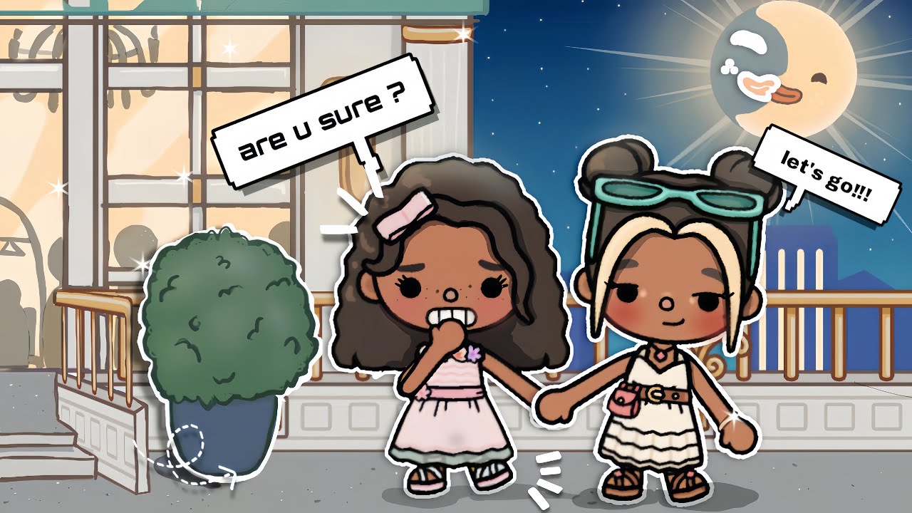 THEY SNUCK OUT OF THE HOTEL😱!!/Voiced🔊/TOCABOCA 💫
