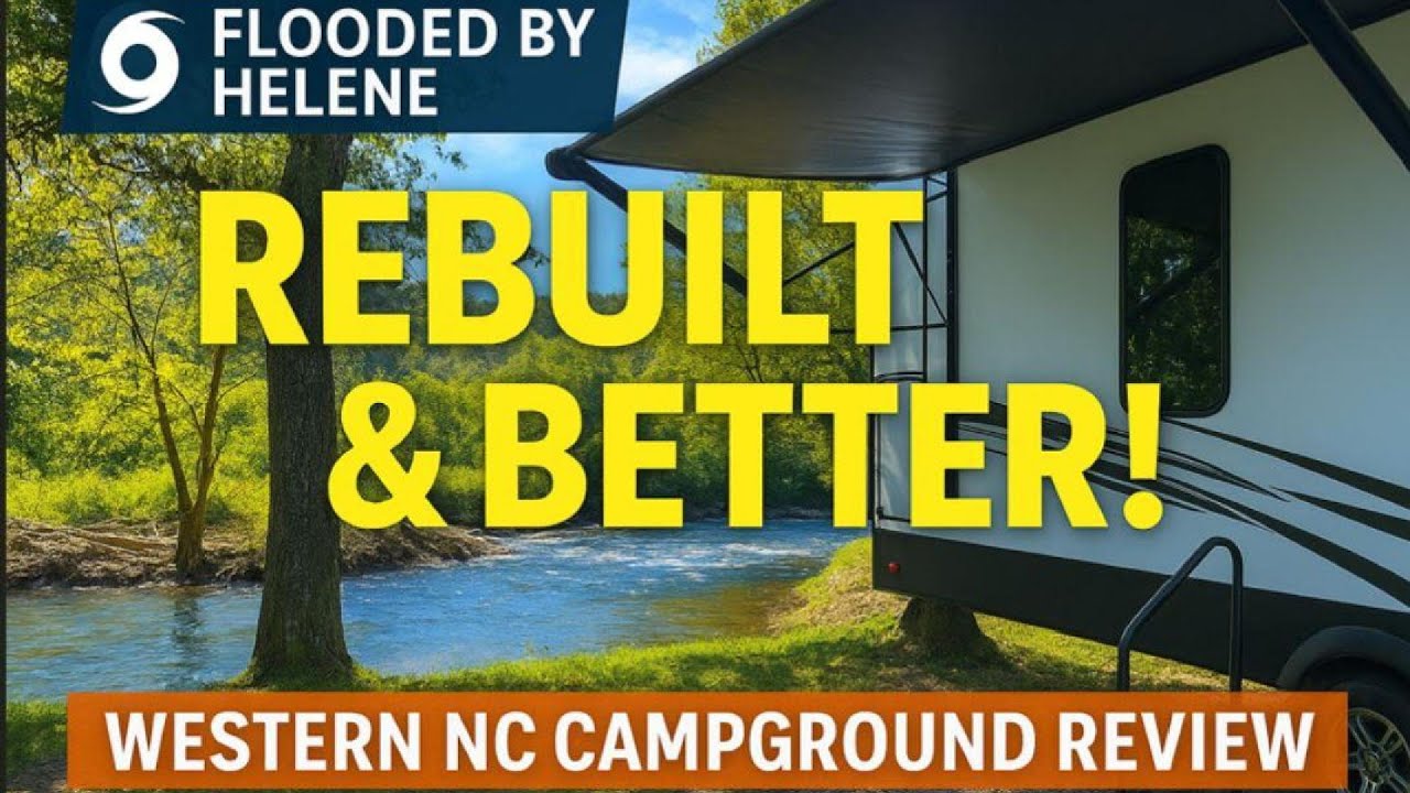 Rebuilt & Better Than Ever! Creekwood Farm RV Park Review Top 10 NC Campground Post Hurricane Helene
