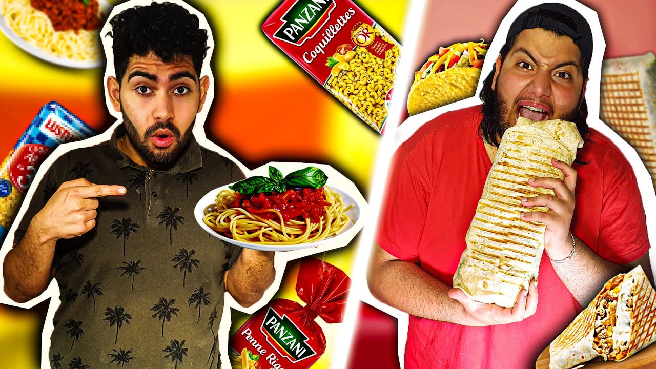 ON MANGE 1KG DE TACOS VS 1KG DE PÂTES  ! 🌯/🍝