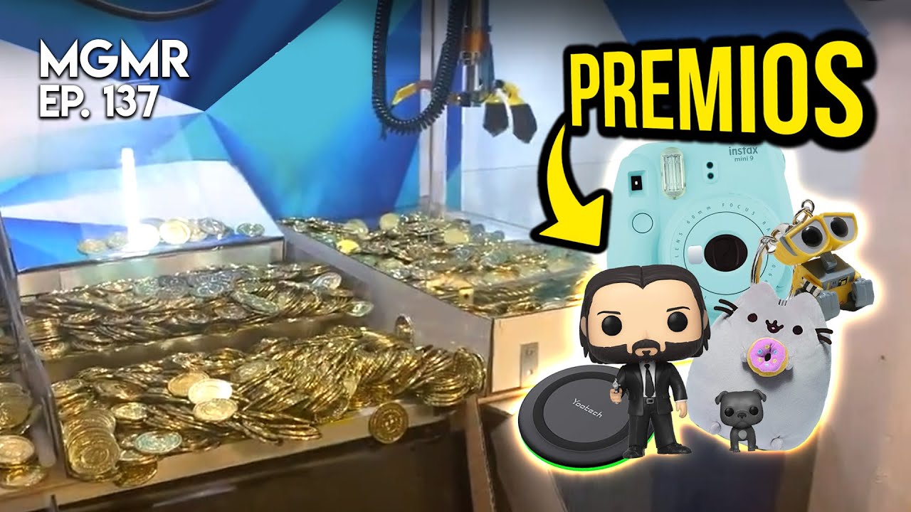 Máquina Empuja Monedas y cambiamos casi 30Mil Tickets en Claw Craziness