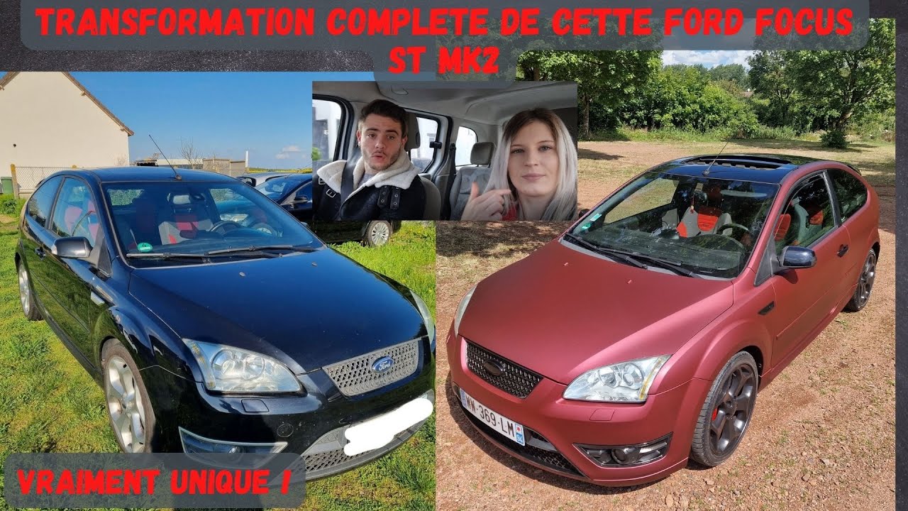 TRANSFORMATION COMPLETE FORD FOCUS ST MK2, LOOK UNIQUE ET ORIGINAL FULLDIP/PLASTIDIP