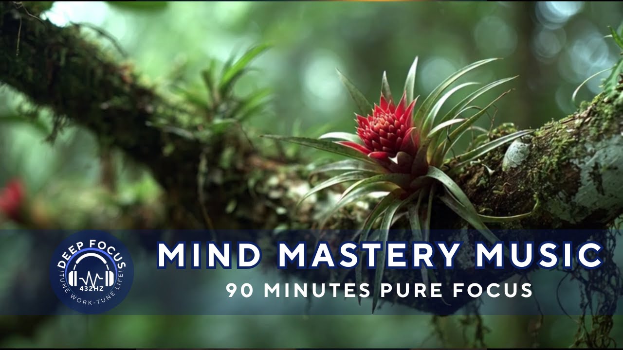 Can't Concentrate? 432Hz Music for 90 Min Deep Focus | Study, Work & Meditation Background Sounds