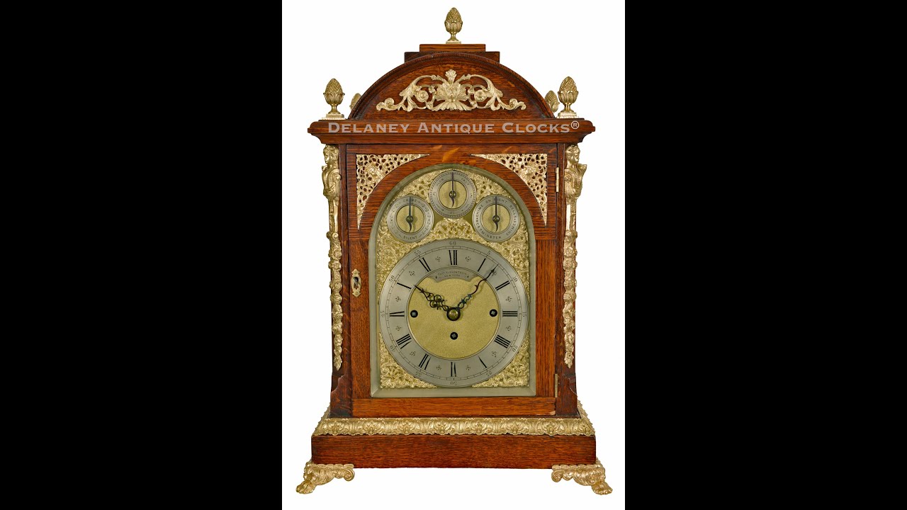 Monumental Chiming Victorian Bracket Clock